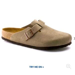 Birkenstock Boston Clogs in Taupe